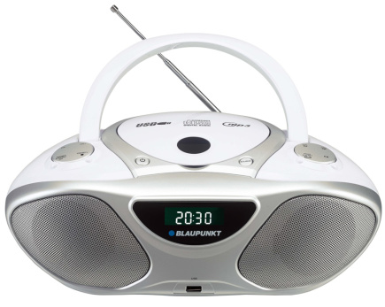 Blaupunkt BB14WH CD player CD recorder Silver, Valge