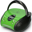CD-raadio Lenco SCD24GB, roheline/must