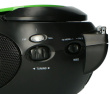CD-raadio Lenco SCD24GB, roheline/must