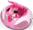 CD-raadio Lenco SCD37USBP, roosa