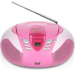 CD-raadio Lenco SCD37USBP, roosa