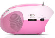 CD-raadio Lenco SCD37USBP, roosa