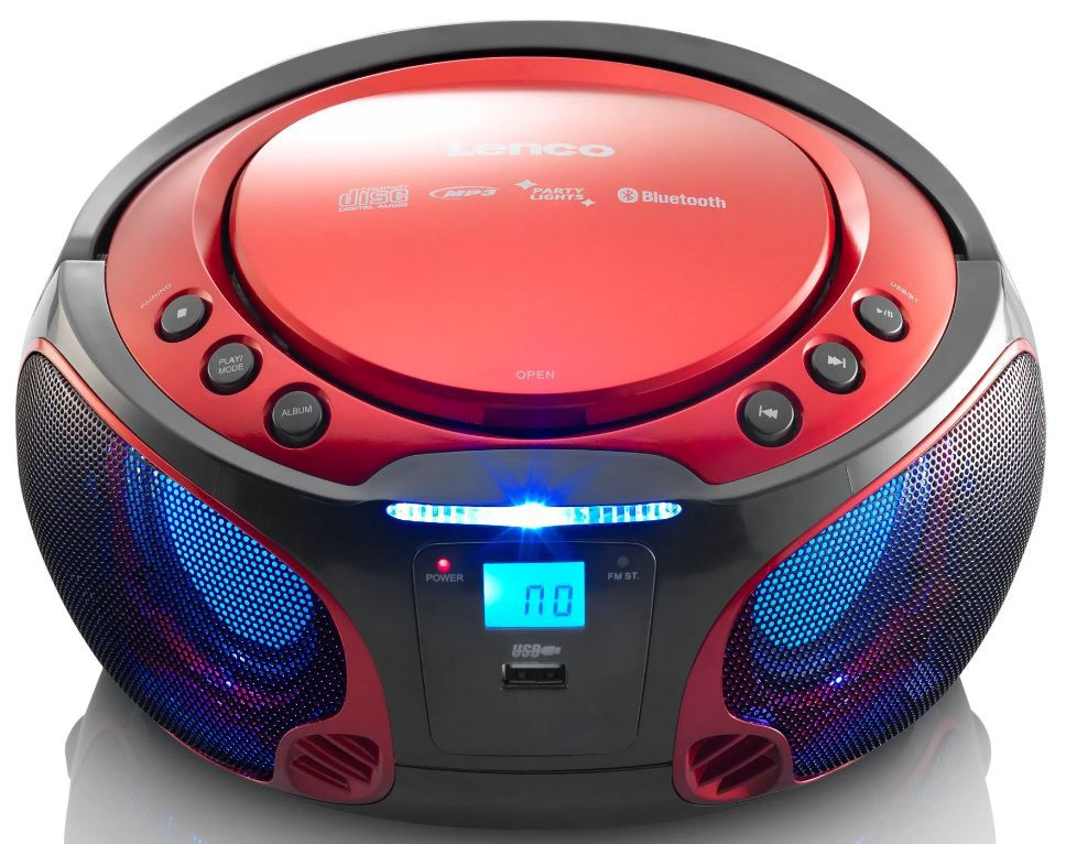 Tootefoto - CD-raadio Lenco SCD550RD, punane