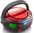 CD-raadio Lenco SCD550RD, punane