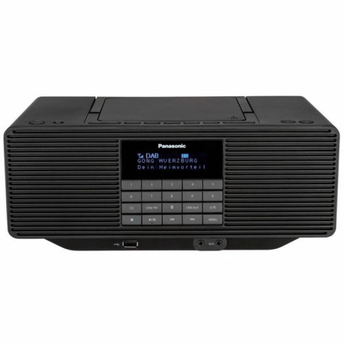 Panasonic RX-D70BT, FM, DAB+, USB, Bluetooth, AUX, must - Kaasaskantav magnetoola / RX-D70BTEG-K