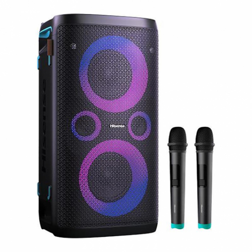 Hisense HP110 Plus Party Rocker One Plus, 2 mikrofoni, must - Peokõlar