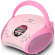 CD-raadio Lenco SCD24P, roosa
