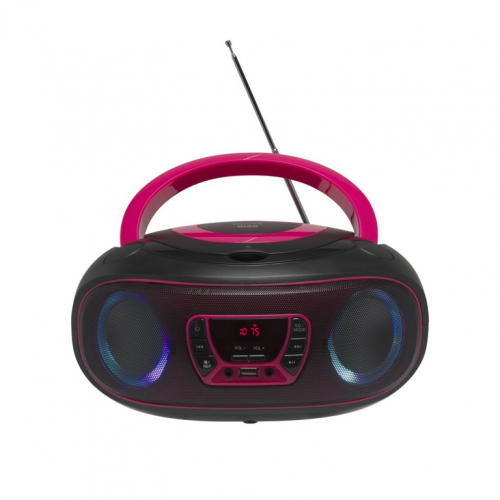 Denver TCL-212BT PINK Portable CD player Black, Pink