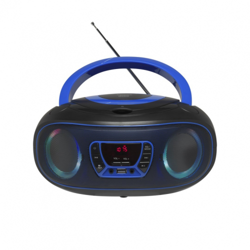 Denver TCL-212BT BLUE Portable CD player Black, Blue