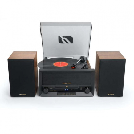 Muse MT-121, CD, USB, Bluetooth, vinüülplaadimängija, must/pruun - Muusikakeskus / MT-121CO