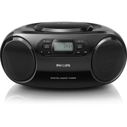 Philips AZB500, FM, DAB, CD, must - Magnetoola / AZB500/12