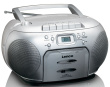 CD-raadio kassetimängijaga Lenco SCD420SI, hõbedane