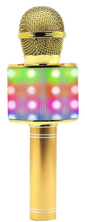 Tootefoto - Karaokemikrofon kõlariga Manta MIC20GL, kuldne