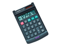 CANON LS-39E pocket calculator handy size with casing 8-digit euro-currency translation