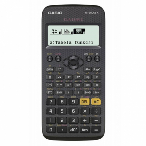 CASIO CALCULATOR SCIENTIFIC FX-350CEX 379 FUNCTIONS, 77X166MM, BLACK