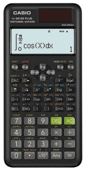CASIO CALCULATOR SCIENTIFIC FX 991ES PLUS 2 BLACK, 12-DIGIT DISPLAY