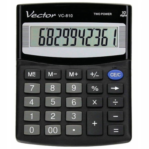 Vector VC-810 Office Calculator, Must