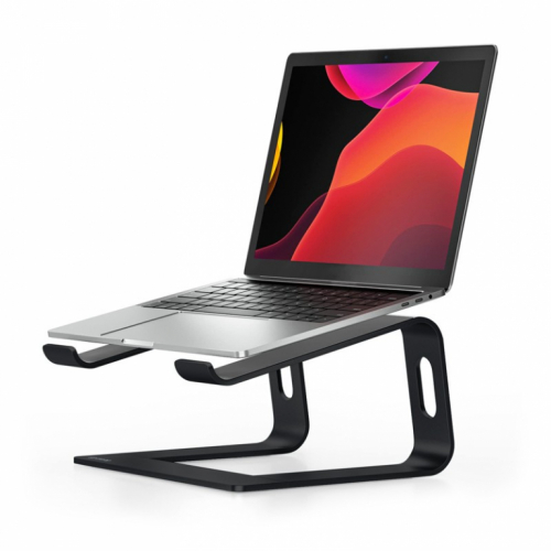 CRONG Aluminium laptop stand black