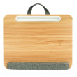 Techly Laptop stand for lap soft padding, extendable mouse shelf 410x335mm