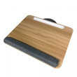 Techly Laptop stand for lap soft padding, extendable mouse shelf 410x335mm