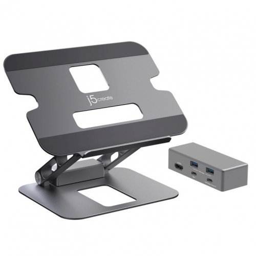 j5create JTS327 Multi-Angle 4K Docking Stand