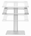 Gembird 15.6-inch notebook stand with height adjustment, silver
