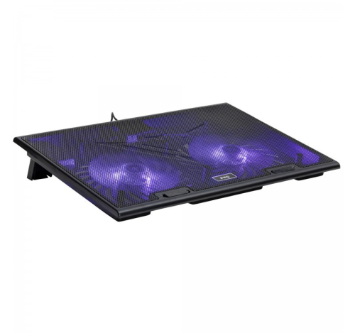 MS COOLING PAD MS COOL D10 5 BLACK LED 2X USB