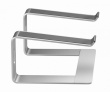 Gembird NBS-D1-01 laptop stand Aluminium, Silver 39.6 cm (15.6