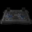 CANYON NS03, Cooling stand dual-fan with 2x2.0 USB hub, support up to 10”-15.6” laptop, ABS plastic and iron, Fans dimension:125*125*15mm(2pcs), DC 5V, fan speed: 800-1000RPM, size:340*265*30mm, 435g
