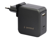 GEMBIRD NPA-PD60-01 Universal 60W USB Type-C PD laptop charger