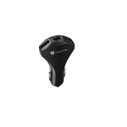 Navitel | Universal Car Splitter Charger | USP45 SLIM | USB-C power: Up to 27 W, 5V - 3.6A; 9V - 3A; 12V - 2.5A; USB-A power: Up to 18 W, 5V - 3A; 9V - 2A; 12V - 1.5A | 5 V | Car Charger USP45 SLIM