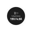 Qoltec Notebook adapter for Asus 90W 19V 4.9A 5.52.5