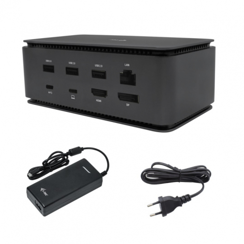 I-TEC USB4 DUAL DOCK + CHARGER/PD 80W + UNIVERSAL CHARGER 112W