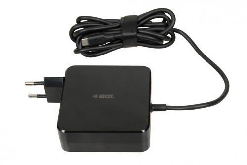 iBOX IUZ100TC laptop charger PD 100W USB-C, E-mark chip with 2m cable