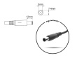 Mitsu %Mitsu Pow. Sup. DELL 19.5V 4.62A ZM/DEL19546