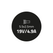 Qoltec Notebook adapter for Toshiba 90W 19V 4.9A 5.5*2.5