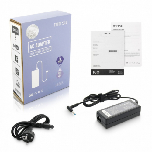 Mitsu Power Supply 19.5v 3.33a (4.5x3.0 pin) - HP