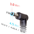 Akyga AK-ND-53 power adapter/inverter Indoor 90 W Черный