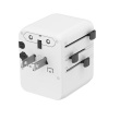 Gembird TPA-1A2C20-01-W Universal travel power adapter, 20 W, Valge | Gembird TPA-1A2C20-01-W
