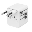 Gembird TPA-1A2C20-01-W Universal travel power adapter, 20 W, Valge | Gembird TPA-1A2C20-01-W