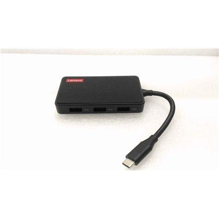 Renew. Lenovo Accessories 100 USB-C Travel Dock (Black) | Lenovo 100 USB-C Travel Dock | GX91M73945 | DEMO | Travel Dock GX91M73945SO