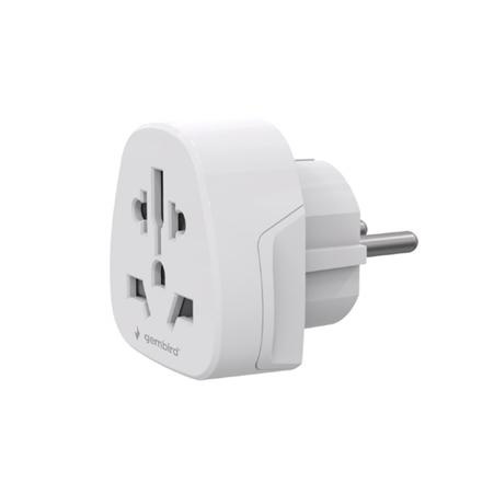 Gembird World to EU power adapter plug, 15 A | A-AC-EUMINTF | Travel adapter A-AC-EUMINTF