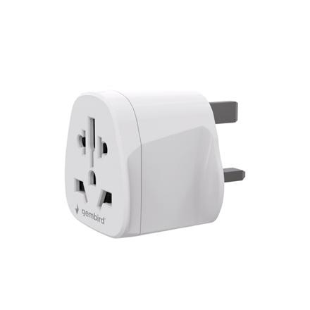 Gembird World to UK power adapter plug, 10 A | A-AC-UKMINTF A-AC-UKMINTF