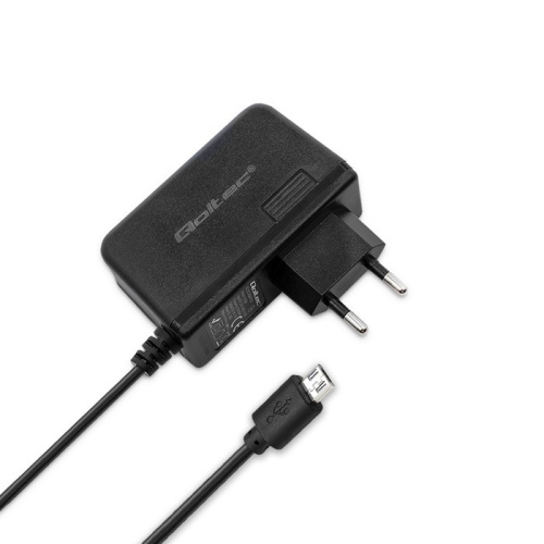 Qoltec Charger 15W 5V, 3A, micro USB