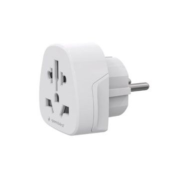 Gembird World to EU power adapter plug, 15 A | A-AC-EUMINTF | Travel adapter A-AC-EUMINTF