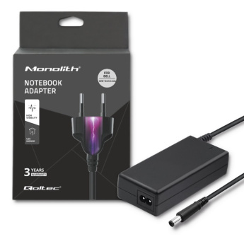 Qoltec Power adapter for Dell 65W | 19.5V | 3.34A | 7.4 * 5.0 + pin for all older Latitudes