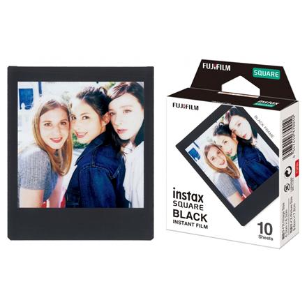 Fujifilm | Instax Square Instant Film Black | Glossy | Quantity 10