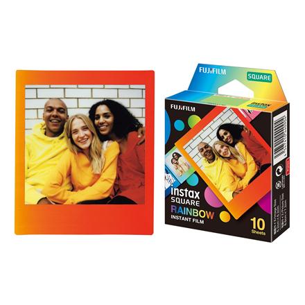 Fujifilm | Instax Square Rainbow (10) Instant Film | 72 x 86 mm | 2.4 x 2.4