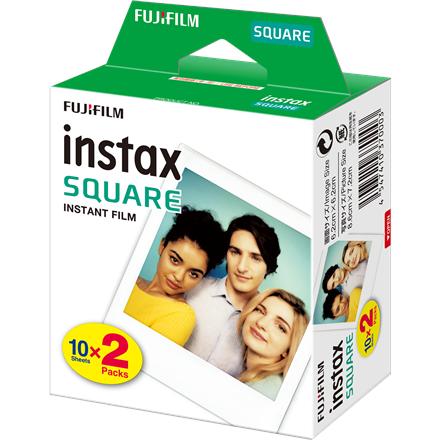 Fujifilm | Instax Square Glossy Instant film (2x10pl) | 86 x 72 mm | Image dimensions: 62 × 62 mm | Quantity 20