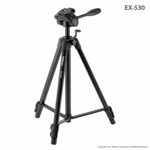 Velbon EX-530 tripod Digital/film cameras 3 leg(s) Black